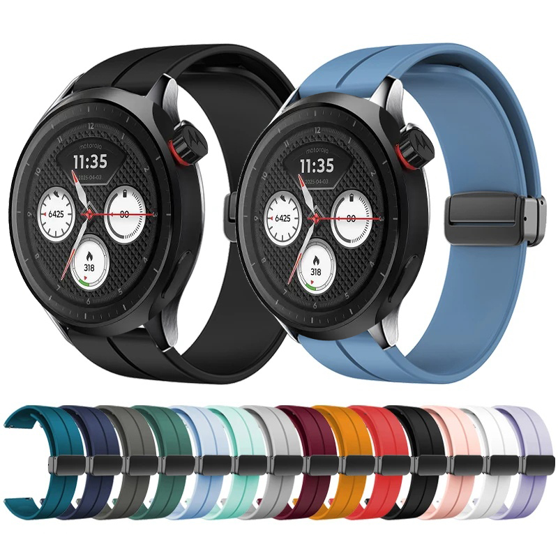 Motorola Smartwatch Accessories - حزام مغناطيسي قابل للطي لساعة موتورولا