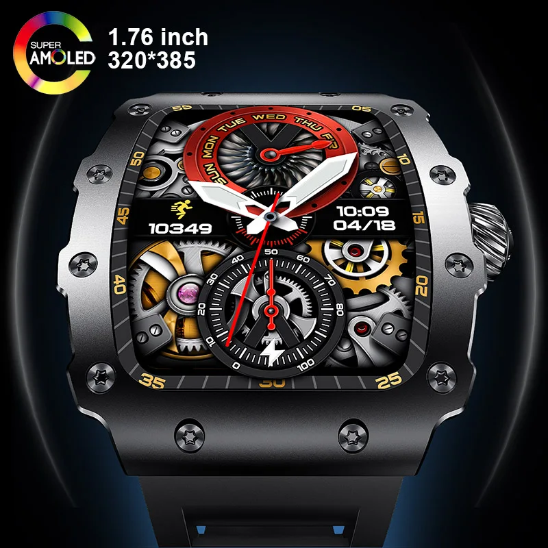 Smartwatch Custom - الاتجاه الجديد ساعة ذكية 1.76 بوصة