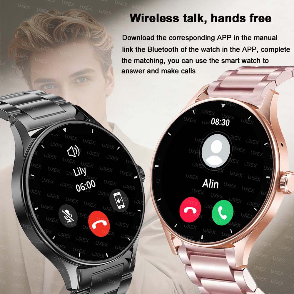 ساعة ذكية أنيقة للنساء بشاشة ع - مراجعة Smartwatch Custom وسعره