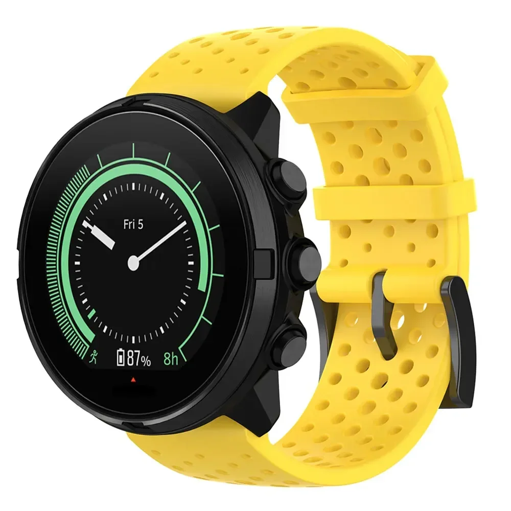 حزام سيليكون بعرض 24 مم لساعة  - مراجعة Fossil Smartwatch Accessories وسعره