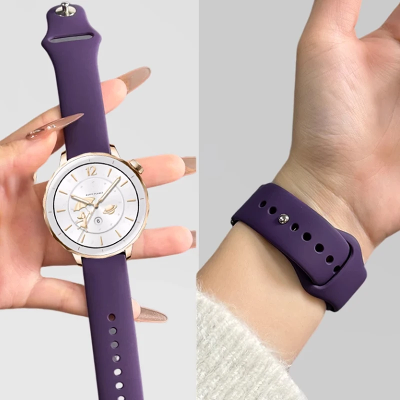 18 مللي متر حزام ساعة سيليكون  - مراجعة Fossil Smartwatch Accessories وسعره