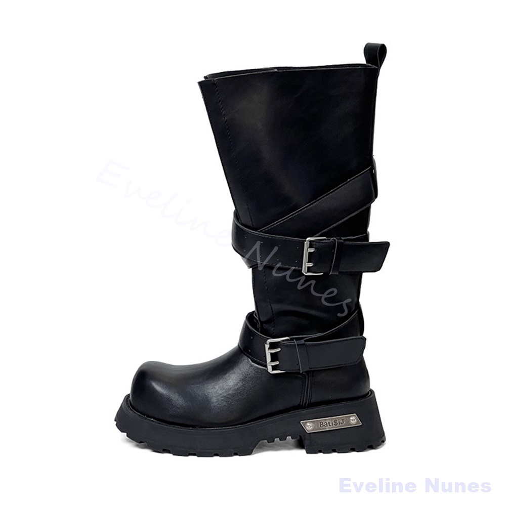 أحذية نسائية طويلة حتى الركبة  - مراجعة Leather Classic Strap وسعره