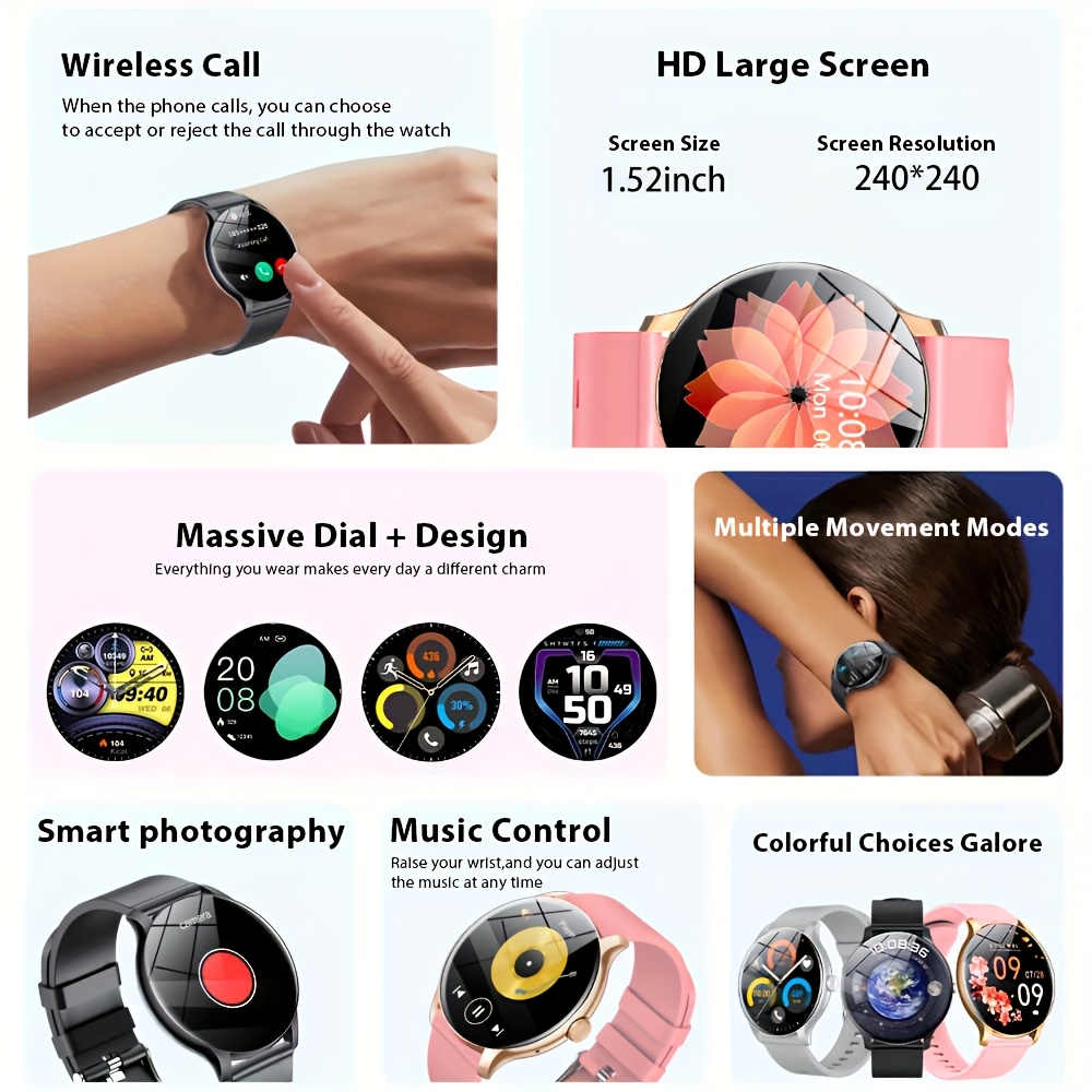 ساعة ذكية LAXASFIT 2026 بشاشة  - مراجعة Smartwatch Custom وسعره
