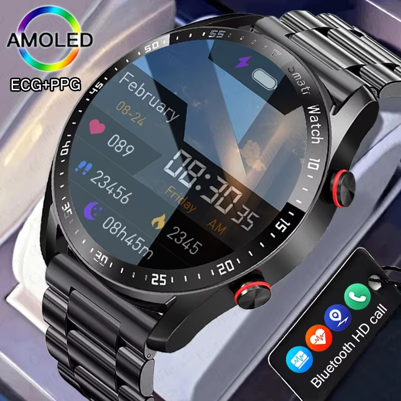 ساعة ذكية رياضية للرجال والنسا - مراجعة Smartwatch Custom وسعره