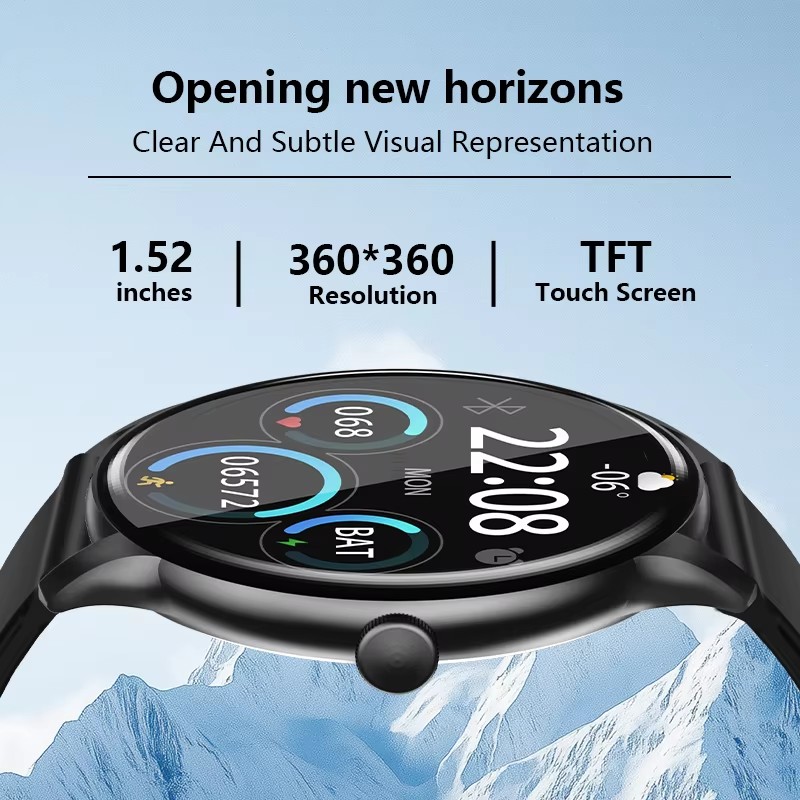 ساعة ذكية جديدة 2025 لمراقبة م - مراجعة Smartwatch Custom وسعره