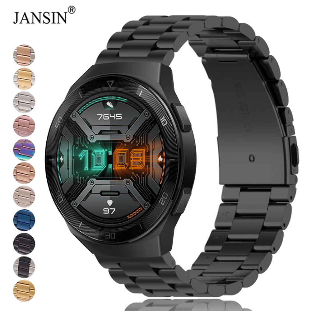 الصلب حزام لهواوي ساعة GT2E حز - مراجعة Titan Smartwatch Accessories وسعره