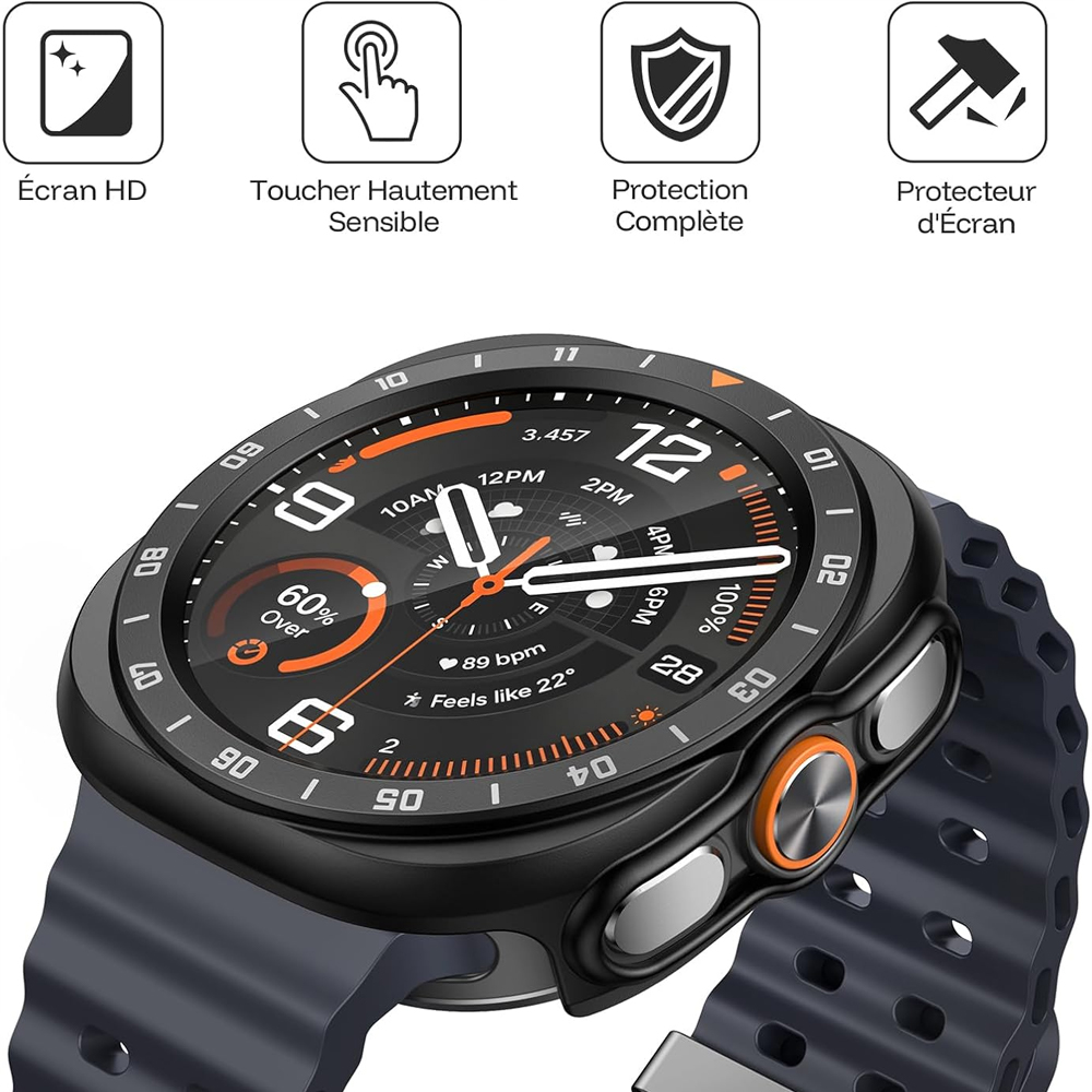 غطاء حماية لساعة سامسونج جالاك - مراجعة Samsung Smartwatch Accessories وسعره