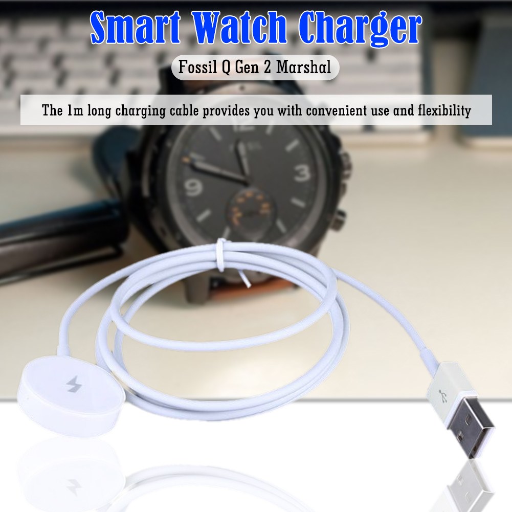 شاحن مغناطيسي لساعة ذكية بطول  - مراجعة Fossil Smartwatch Accessories وسعره