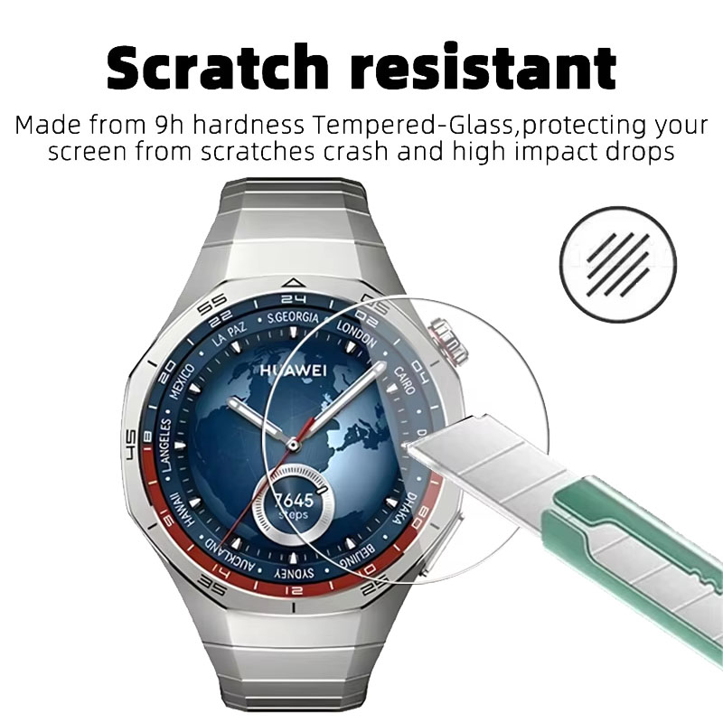 الزجاج المقسى لهواوي ساعة GT 5 - مراجعة Titan Smartwatch Accessories وسعره